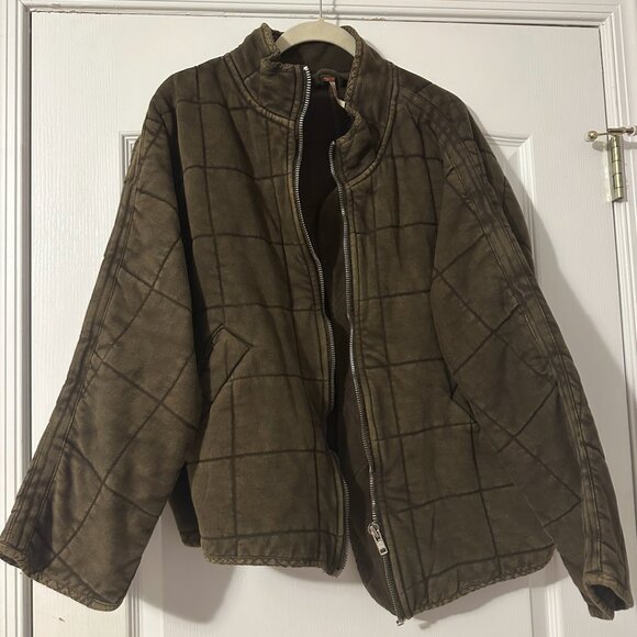 Free People Jackets & Blazers - Free People Dolman Quilted Knit Jacket M